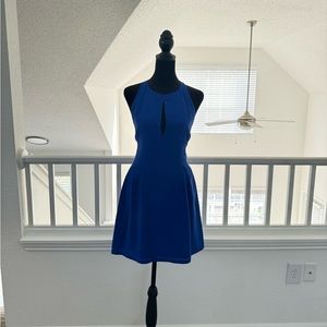 MYNE silk fit & flare mini